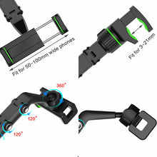 Load image into Gallery viewer, Car Rear View Mirror/ Headrest/ Desktop/ Cabinet 360° Rotation Adjustable Multipurpose Mobile Phone Holder
