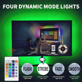 RGB LED Strip Light Water resistant SMD 2835 RGBW Tape Diode 24Key Remote control Led Light 5M