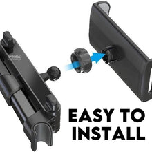 Load image into Gallery viewer, REMAX Retractable Car Back Seat Headrest Clip Holder Support for Phone &amp; Tablet Support up to 11&quot; Inch
