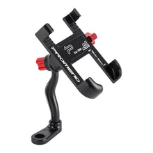 Load image into Gallery viewer, 360° Aluminium Alloy Motorcycle Bicycle Bike Rear View Mirror Mount Cell Phone Holder

