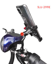 Load image into Gallery viewer, 360° Aluminium Alloy Motorcycle Bicycle Bike Rear View Mirror Mount Cell Phone Holder
