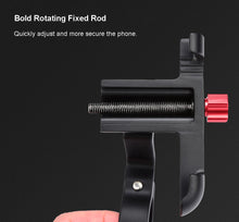 Load image into Gallery viewer, 360° Aluminium Alloy Motorcycle Bicycle Bike Rear View Mirror Mount Cell Phone Holder
