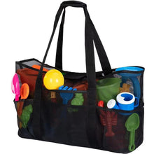 Load image into Gallery viewer, Extra Large Beach Bag Tote Bag Oversized Beach Pool Bag for Family 7 Pockets
