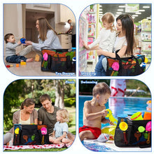 Load image into Gallery viewer, Extra Large Beach Bag Tote Bag Oversized Beach Pool Bag for Family 7 Pockets
