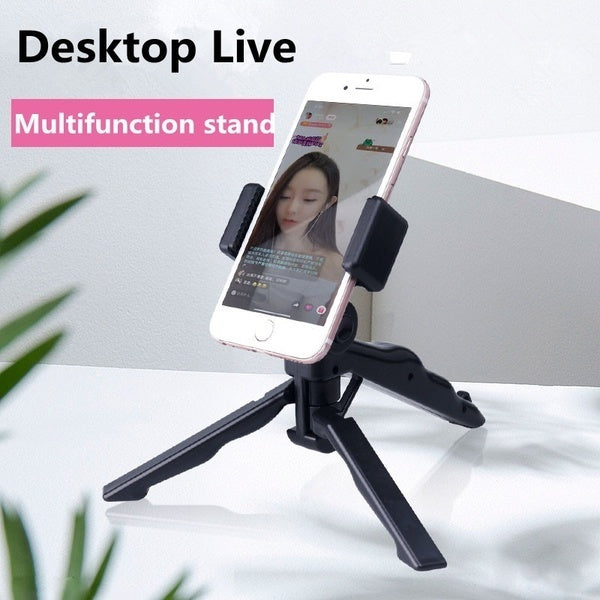 Universal 360° Mobile Phone Holder Tripod Handheld Stabilizer Hand Grip Mount & Bluetooth Shutter