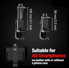 Load image into Gallery viewer, Universal 360° Mobile Phone Holder Tripod Handheld Stabilizer Hand Grip Mount &amp; Bluetooth Shutter

