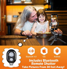 Load image into Gallery viewer, Universal 360° Mobile Phone Holder Tripod Handheld Stabilizer Hand Grip Mount &amp; Bluetooth Shutter
