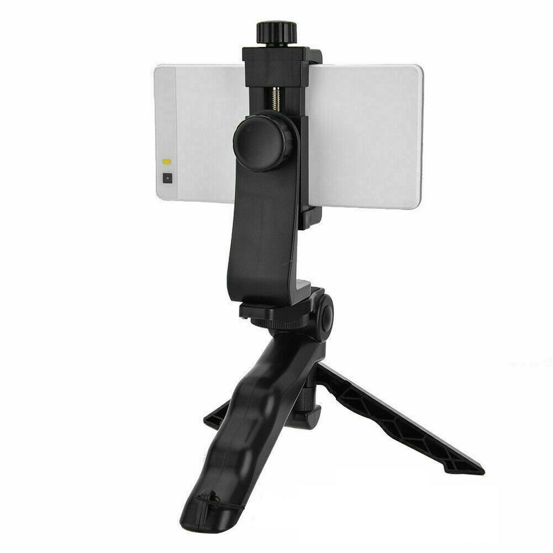 Universal 360° Mobile Phone Holder Tripod Handheld Stabilizer Hand Grip Mount & Bluetooth Shutter