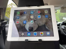 Load image into Gallery viewer, Car Headrest Mount Holder for Phone &amp; Tablet Size up to 13 Inch 360° Rotatable
