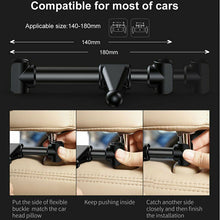 Load image into Gallery viewer, Car Headrest Mount Holder for Phone &amp; Tablet Size up to 13 Inch 360° Rotatable

