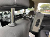 Car Headrest Mount Holder for Phone & Tablet Size up to 13 Inch 360° Rotatable