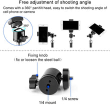 Load image into Gallery viewer, 2 in 1 Multipurpose Foldable Tripod (2.1M) &amp; Long Arm Holder for Video/Photo for Phone 4.7&quot;- 6.5&quot;
