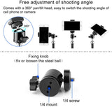 2 in 1 Multipurpose Foldable Tripod (2.1M) & Long Arm Holder for Video/Photo for Phone 4.7"- 6.5"