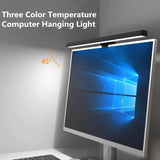 USB Power Asymmetrical Computer Monitor Screen Hanging Light Eye Protection 3 Color Lights Dimmable