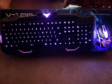 Load image into Gallery viewer, USB Wired Gaming Keyboard &amp; Mouse Set Laptop PC Cool RGB LED Backlight Gamer Combo

