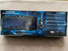 Load image into Gallery viewer, USB Wired Gaming Keyboard &amp; Mouse Set Laptop PC Cool RGB LED Backlight Gamer Combo
