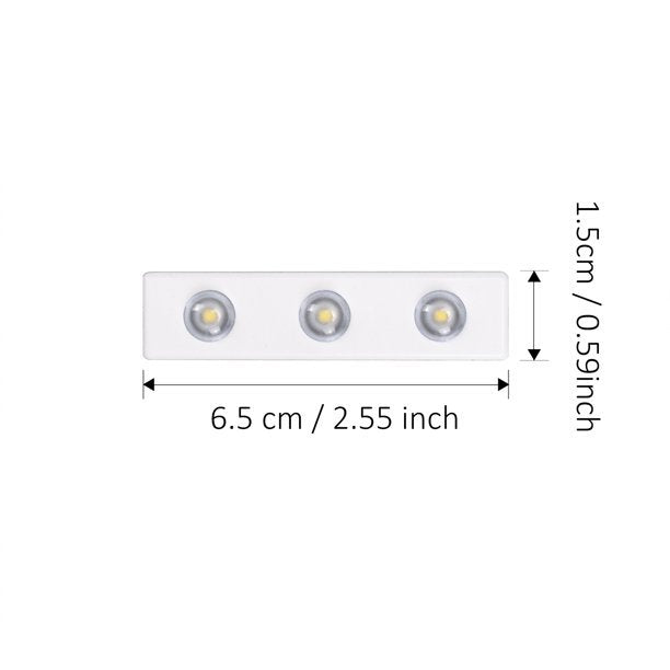 14 Strings 42 Beads Vanity Mirror Lights, Hollywood Style, Ultra Bright White, Dimmable Touch Control