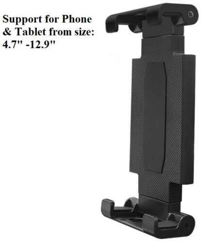 Car Windshield 85CM Big Base Suction 360° Rotation Phone & Tablet Holder Support up to Size 13 Inch