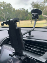 Load image into Gallery viewer, Car Windshield 85CM Big Base Suction 360° Rotation Phone &amp; Tablet Holder Support up to Size 13 Inch
