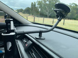 Car Windshield 85CM Big Base Suction 360° Rotation Phone & Tablet Holder Support up to Size 13 Inch