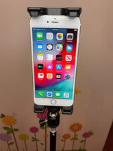 Load image into Gallery viewer, Foldable Portable Sturdy Floor Stand for Phone Tablet Camera &amp; Microphone Holder Height up to 2.1 Meter
