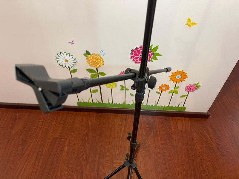 Foldable Portable Sturdy Floor Stand for Phone Tablet Camera & Microphone Holder Height up to 2.1 Meter