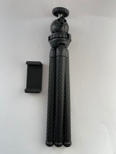 Load image into Gallery viewer, Mini Octopus Multifunctional Flexible Tripod Holder with Ball Head &amp; Phone Clamp (Length 30cm) for Phone, Go Pro, Light Camera
