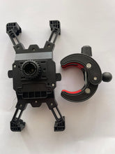 Load image into Gallery viewer, Bikes, Bicycles &amp; Excercise Treademills Phone Holder 360° Rotatable Metal Crowfoot Clamp
