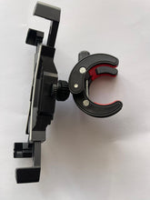 Load image into Gallery viewer, Bikes, Bicycles &amp; Excercise Treademills Phone Holder 360° Rotatable Metal Crowfoot Clamp
