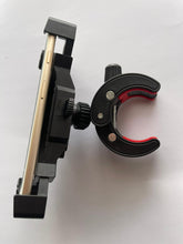 Load image into Gallery viewer, Bikes, Bicycles &amp; Excercise Treademills Phone Holder 360° Rotatable Metal Crowfoot Clamp
