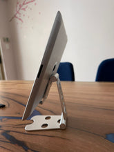 Load image into Gallery viewer, Premium Sturdy Foldable Aluminum Stand Universal for Tablets &amp; Phones up to 12.9&quot; with Pouch
