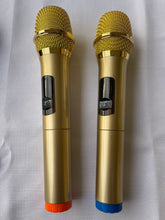 Load image into Gallery viewer, Wireless Microphones UHF Wireless Wave For Amplifier Karaoke Support 3.5/6.5mm Jack (Set of 2)
