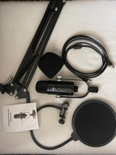 Load image into Gallery viewer, USB Condenser Microphone HIFI DSP Noise Reduction Reverberation Adjustable Built-In Sound Card

