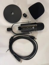 Load image into Gallery viewer, USB Condenser Microphone HIFI DSP Noise Reduction Reverberation Adjustable Built-In Sound Card with Stand
