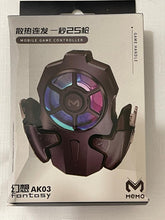 Load image into Gallery viewer, MEMO AK03 Multi-function Adjustable Gear Low Noise Mobile Phone Shooting PUBG Game Gaming Controller Joystick Trigger Gamepad Cooler with RGB Light
