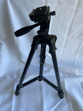 Load image into Gallery viewer, Universal Camera Travel Tripod Stand up to 140cm for Camera/Phone/Go Pro with Phone Mount
