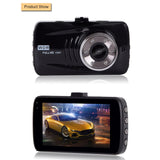 1296P Full HD 170° Wide Angle 3.0" Front & Real Dual Camera Night Vision Car Dash Camera Recorder