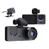 Car Video Recorder 3 In 1 Car Dash Camera FHD 1080P Rear View Camera with Inside Lens Night Vision