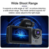 Car Video Recorder 3 In 1 Car Dash Camera FHD 1080P Rear View Camera with Inside Lens Night Vision