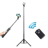 YUNTENG 1688 3 in 1 Bluetooth Portable Selfie Stick Mini Tripod For Phone/Tablet/Light Camera Height up to 134cm