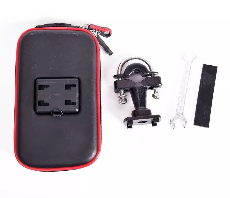 Handlebar Phone Waterproof Bag with Headphone Hole for Motorcycle Bike