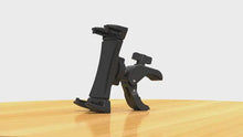 Load and play video in Gallery viewer, Mount Bracket Gym Treadmill Bike Handlebar Clip Stand Sports Adjustable Phone &amp; Tablet Holder Universal 4-13 inch for iPad/Galaxy Tab etc
