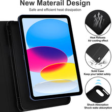 Load image into Gallery viewer, Bluetooth Wireless Keyboard with 7 LED Backlight and Protective Case  for iPad 10th Generation 10.9&quot; inch
