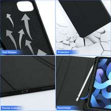 Load image into Gallery viewer, Wireless Bluetooth Keyboard Smart Case For iPad Air 10.9&quot;/ iPad Pro 11.0&quot; With Pencil Holder
