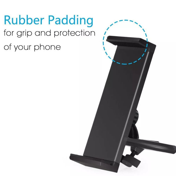 Car CD Slot Mount Holder for Phone & Tablet up to Size 10 Inch with 360° Rotatable