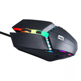RGB PUBG One Handed Gaming Keyboard Mouse Set RGB Backlit Portable Game Controller for PC PS4 Xbox