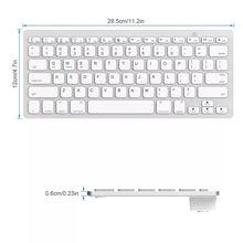 Load image into Gallery viewer, Universal Mini Portable Wireless Bluetooth Keyboard Phone Tablet 3 Systems Universal Battery Power
