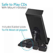 Load image into Gallery viewer, Car CD Slot Mount Holder for Phone &amp; Tablet up to Size 10 Inch with 360° Rotatable
