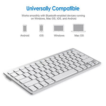 Load image into Gallery viewer, Universal Mini Portable Wireless Bluetooth Keyboard Phone Tablet 3 Systems Universal Battery Power
