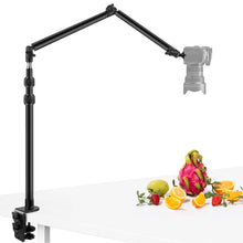 Load image into Gallery viewer, Camera Desk Mount Stand with Detachable Magic Arm for DSLR Camera/Fill Lights/Phone/Tablet
